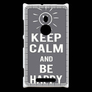Coque Nokia Lumia 925 Keep calm Be Crazy Gris