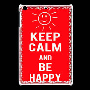 Coque iPadMini Keep calm Be Crazy Rouge