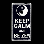 Coque Nokia Lumia 520 Keep Calm Be Zen Noir