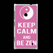Coque Nokia Lumia 520 Keep Calm Be Zen Rose