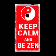 Coque Nokia Lumia 520 Keep Calm Be Zen Rouge
