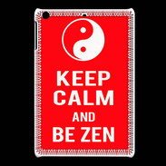 Coque iPadMini Keep Calm Be Zen Rouge