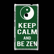 Coque Nokia Lumia 520 Keep Calm Be Zen Vert
