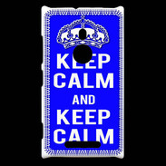 Coque Nokia Lumia 925 Keep Calm Bleu