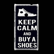 Coque Nokia Lumia 520 Keep Calm Buy Shoes Noir