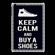 Coque iPadMini Keep Calm Buy Shoes Noir