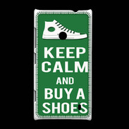 Coque Nokia Lumia 520 Keep Calm Buy Shoes Vert
