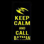 Coque Sony Xperia M Keep Calm Call Batman Noir