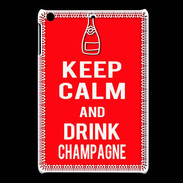 Coque iPadMini Keep Calm Drink champagne Rouge