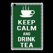 Coque iPadMini Keep Calm Drink Tea Vert