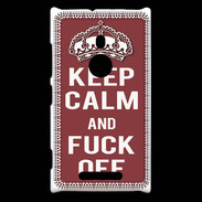 Coque Nokia Lumia 925 Keep Calm Fuck Off Brique