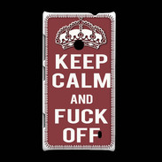 Coque Nokia Lumia 520 Keep Calm Fuck Off Brique