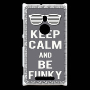Coque Nokia Lumia 925 Keep Calm Funky Gris