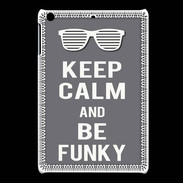 Coque iPadMini Keep Calm Funky Gris