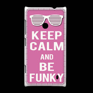 Coque Nokia Lumia 520 Keep Calm Funky Rose