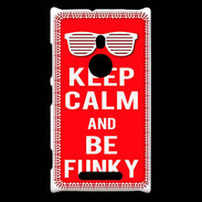 Coque Nokia Lumia 925 Keep Calm Funky Rouge