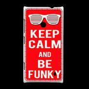 Coque Nokia Lumia 520 Keep Calm Funky Rouge