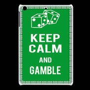 Coque iPadMini Keep Calm Gamble Vert