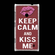 Coque Nokia Lumia 520 Keep calm Girl Brique