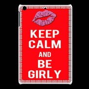 Coque iPadMini Keep calm Girly Rouge