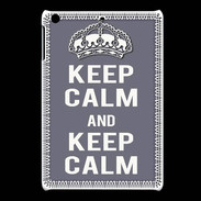 Coque iPadMini Keep Calm Gris