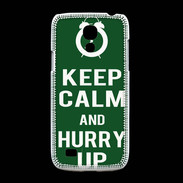 Coque Samsung Galaxy S4mini Keep Calm Hurry up Vert