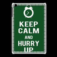 Coque iPadMini Keep Calm Hurry up Vert