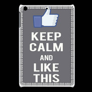 Coque iPadMini Keep Calm Like This Gris