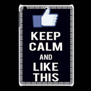 Coque iPadMini Keep Calm Like This Noir