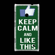 Coque Nokia Lumia 520 Keep Calm Like This Vert