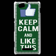 Coque Sony Xperia M Keep Calm Like This Vert