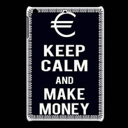 Coque iPadMini Keep Calm Make money Noir