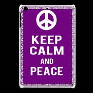Coque iPadMini Keep Calm Peace Violet