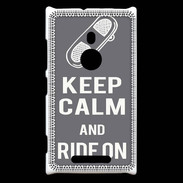 Coque Nokia Lumia 925 Keep Calm Ride on Gris
