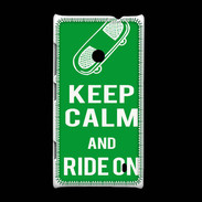 Coque Nokia Lumia 520 Keep Calm Ride on Vert