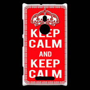 Coque Nokia Lumia 925 Keep Calm Rouge