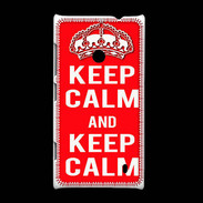Coque Nokia Lumia 520 Keep Calm Rouge