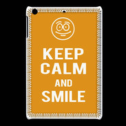 Coque iPadMini Keep Calm Smile Orange