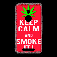 Coque Nokia Lumia 925 Keep Calm Smoke Rouge