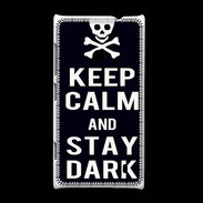Coque Nokia Lumia 520 Keep Calm Stay dark Noir