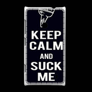 Coque Nokia Lumia 520 Keep Calm Suck me Noir