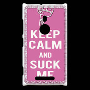 Coque Nokia Lumia 925 Keep Calm Suck me Rose