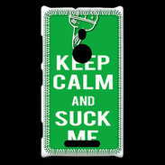 Coque Nokia Lumia 925 Keep Calm Suck me Vert
