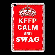 Coque iPadMini Keep Calm Swag Rouge