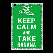Coque iPadMini Keep Calm Take Banana Vert