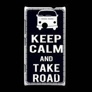 Coque Nokia Lumia 520 Keep Calm Take Road Noir