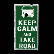 Coque Nokia Lumia 520 Keep Calm Take road Vert