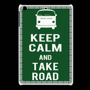 Coque iPadMini Keep Calm Take road Vert
