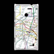 Coque Nokia Lumia 520 Plan de métro de Paris