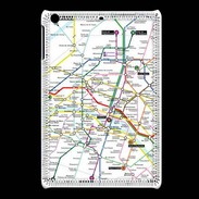 Coque iPadMini Plan de métro de Paris